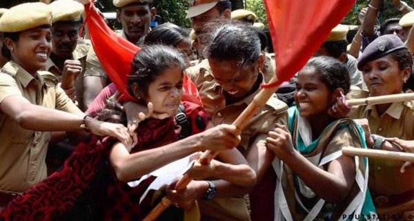 Madras is burning under the Protests - Protests in IIT Madras Image