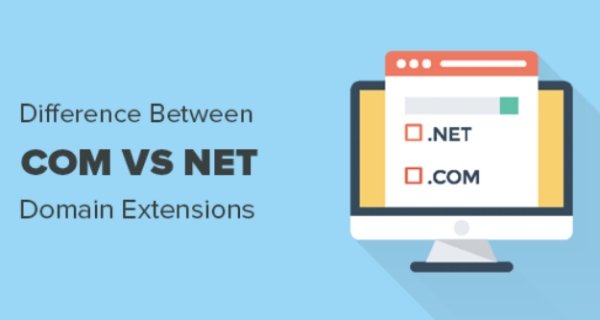 What is the difference between .com and .net domains Image