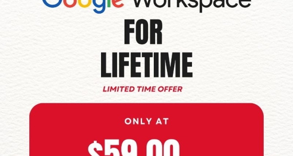 Breaking News: Google Workspace for Lifetime $59 USD with Forty60 Infotech Image